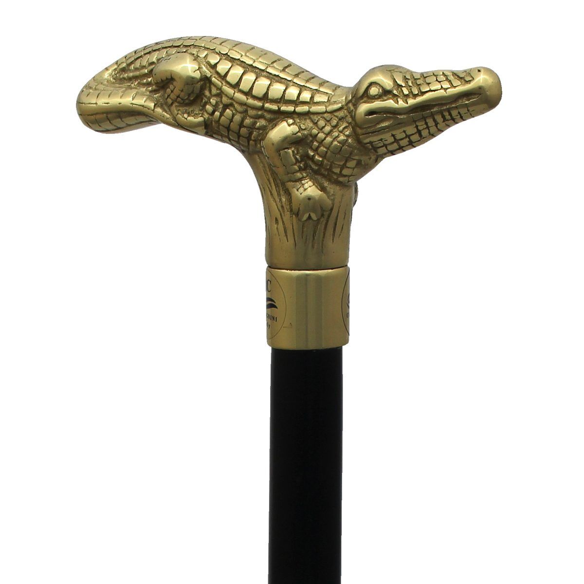 عصای کاواگنینی ایتالیا ربکا مدل Golden crocodile بدنه مشکی کد 193 - Image 1