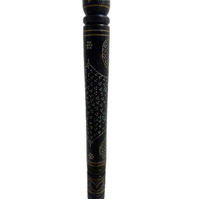 چوب دستی آبنوس مصری طرح قلب کد 545، وسیله ای است که برای آموزش یا روخوانی استفاده می شود